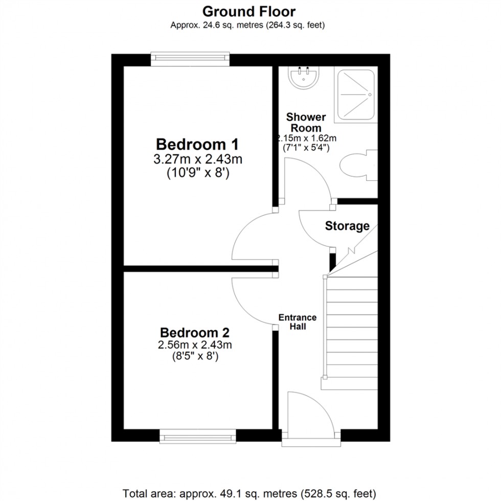 Floorplan for Clog Mill Gardens, Selby