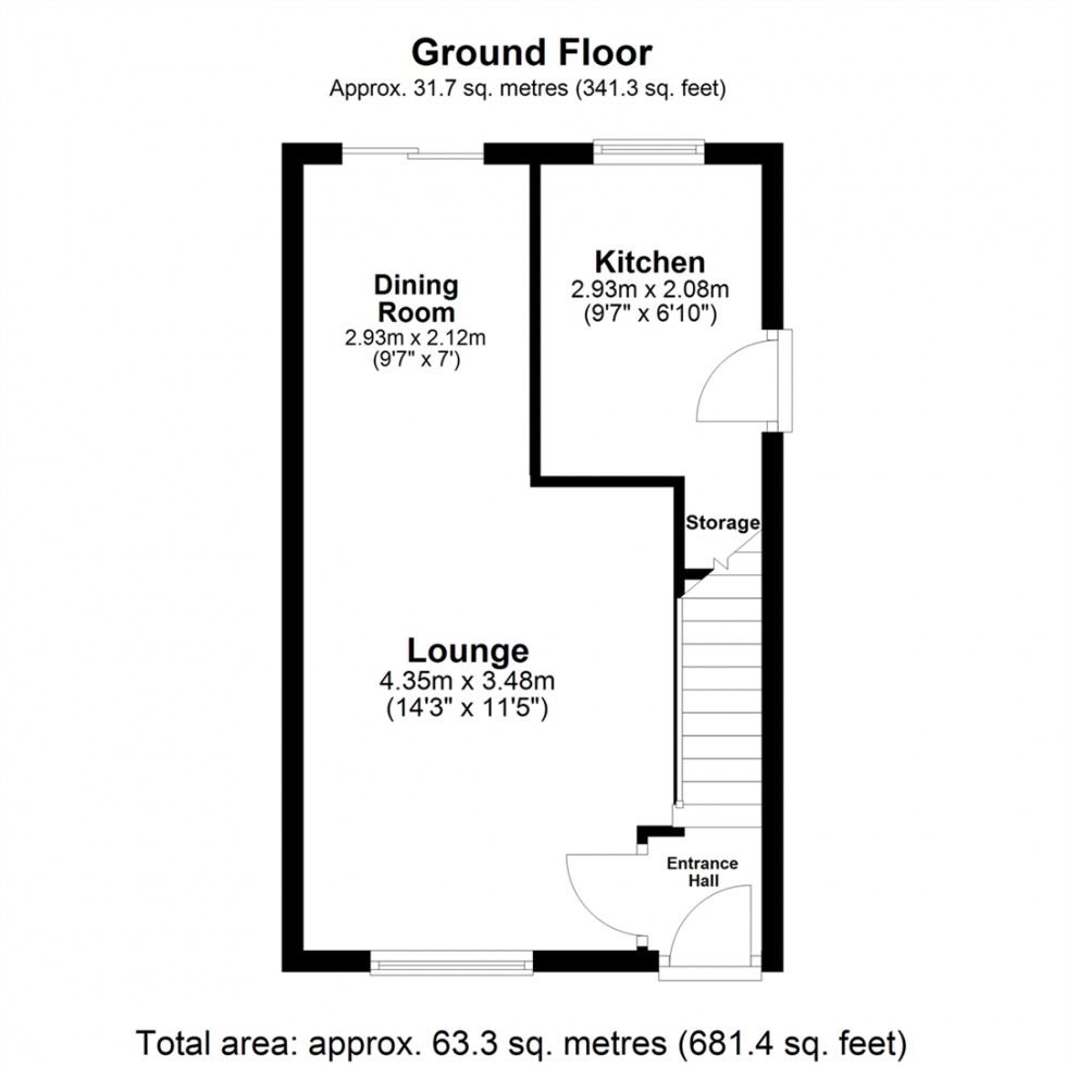 Floorplan for Lingcroft Close, Camblesforth