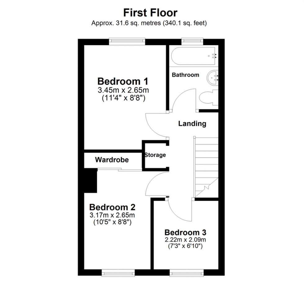 Floorplan for Lingcroft Close, Camblesforth
