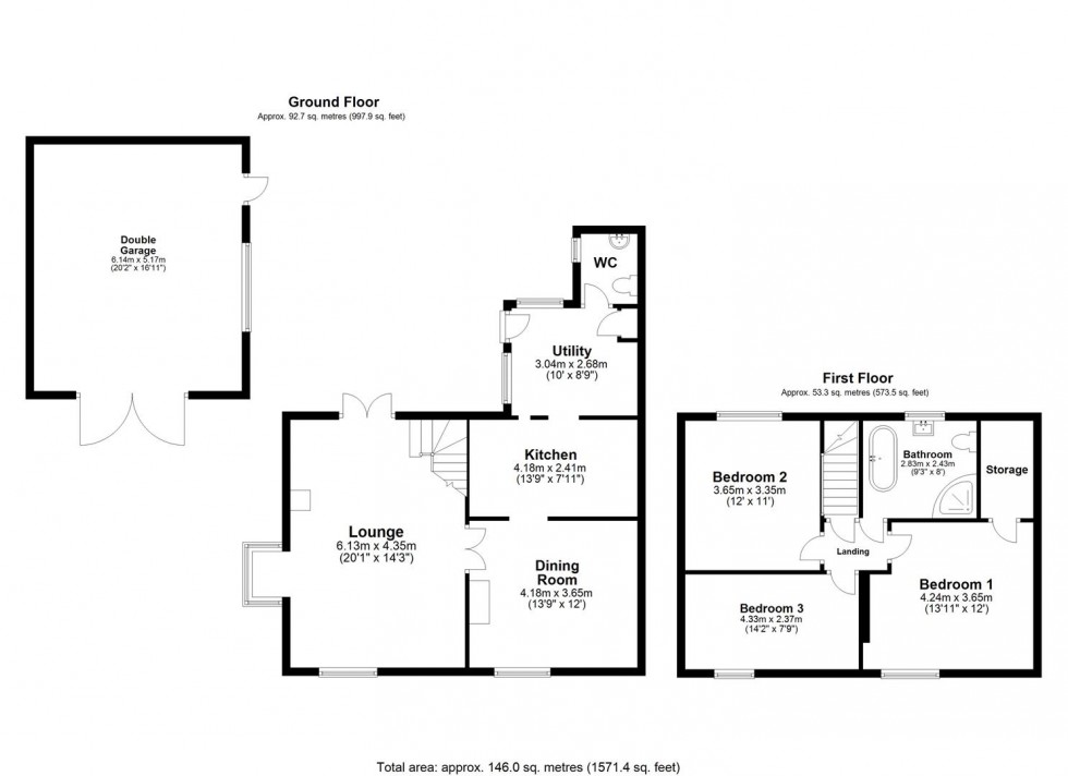 Floorplan for Breighton Road, Bubwith, Selby