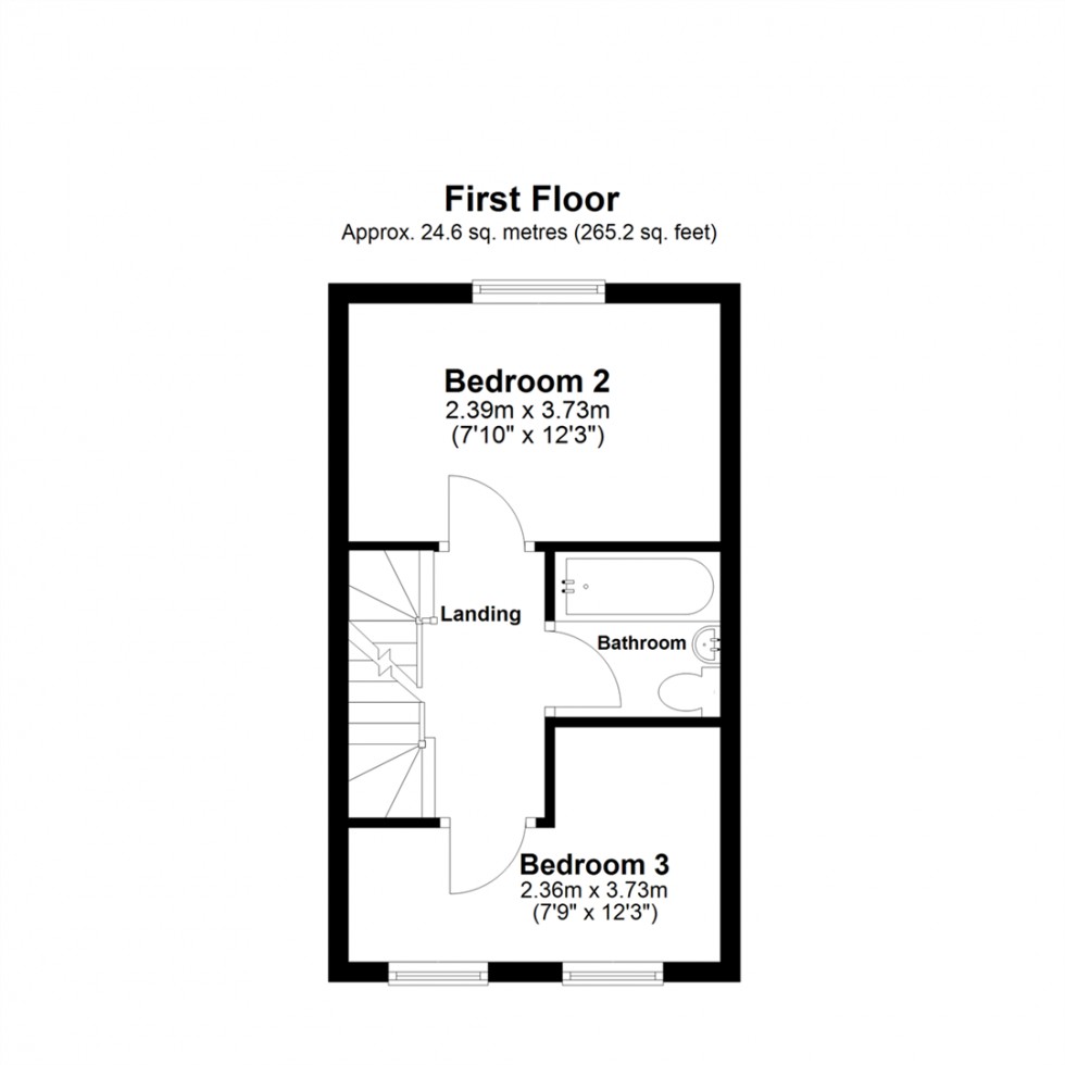 Floorplan for Fir Tree Close, Selby