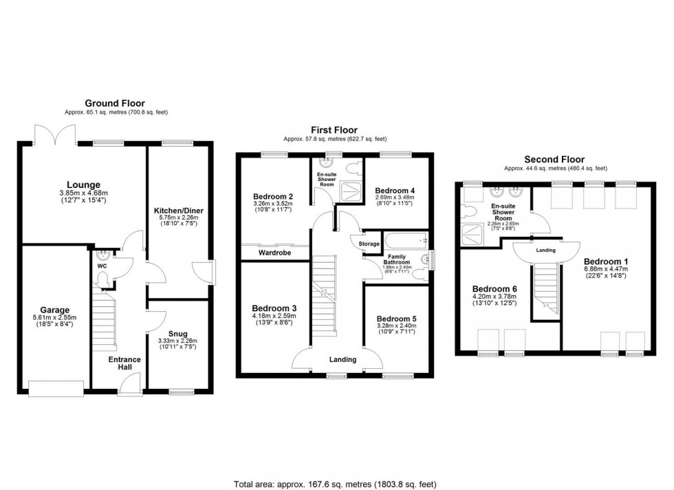 Floorplan for The Laurels, Barlby, Selby