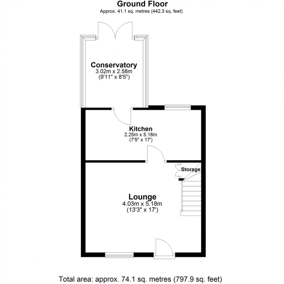 Floorplan for Primrose Grove, Selby