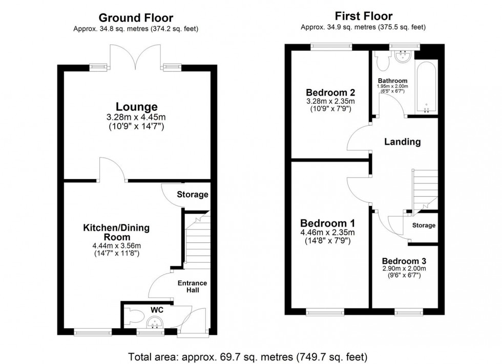 Floorplan for Howden Road, Barlby, Selby