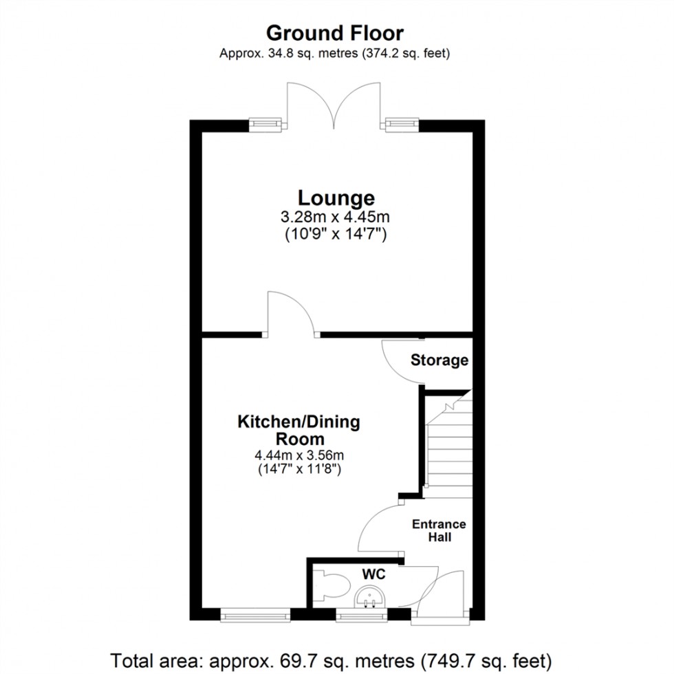 Floorplan for Howden Road, Barlby, Selby