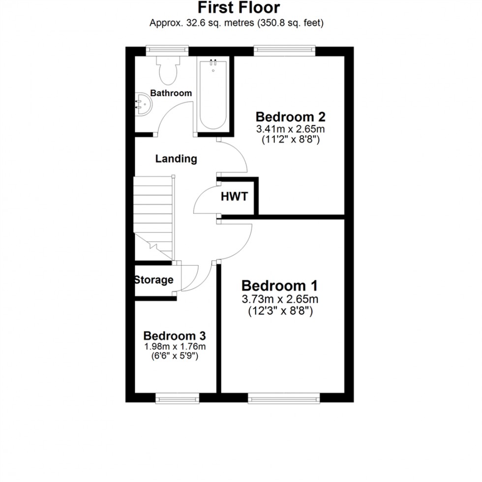Floorplan for Ash Close, North Duffield