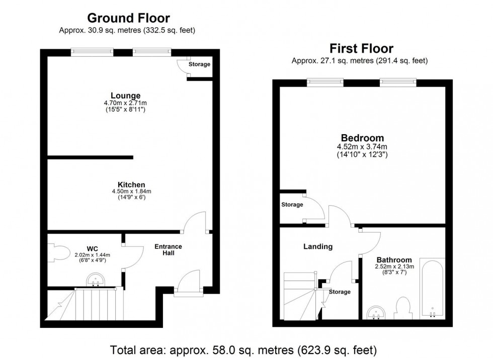 Floorplan for Coupland Road, Selby