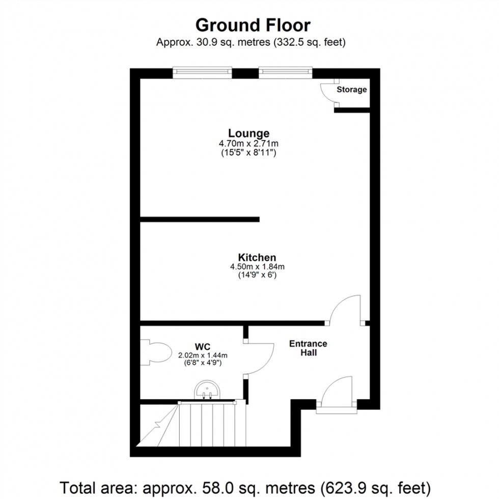 Floorplan for Coupland Road, Selby