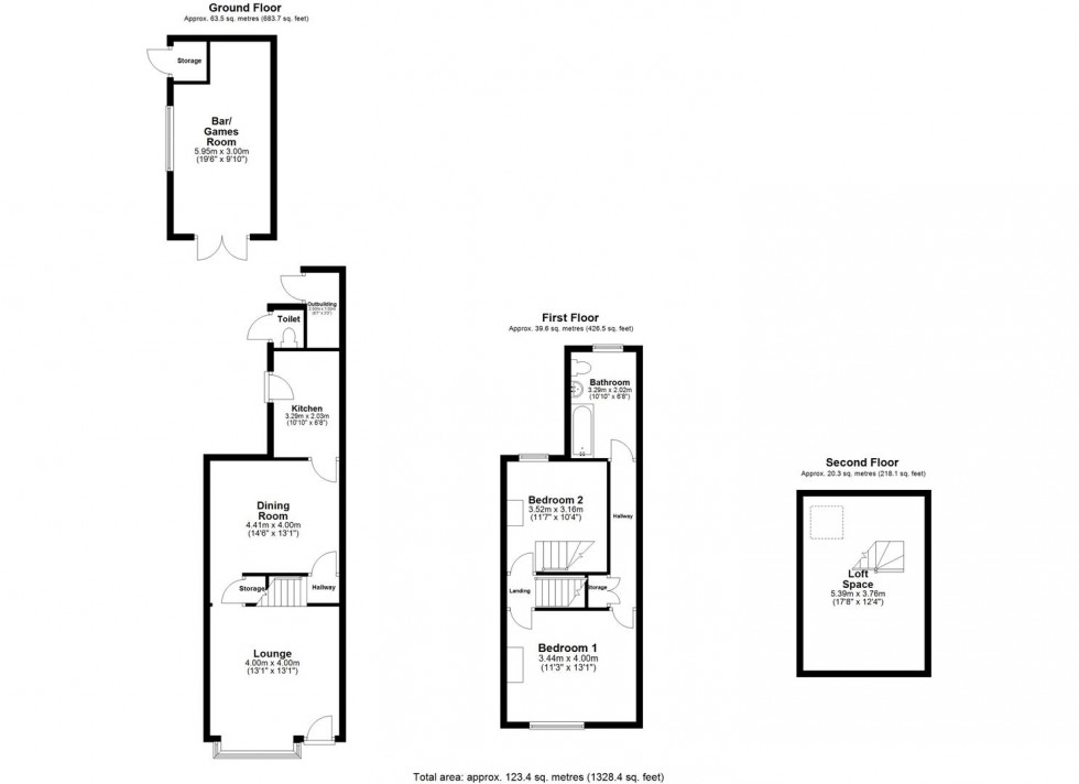Floorplan for Volta Street, Selby