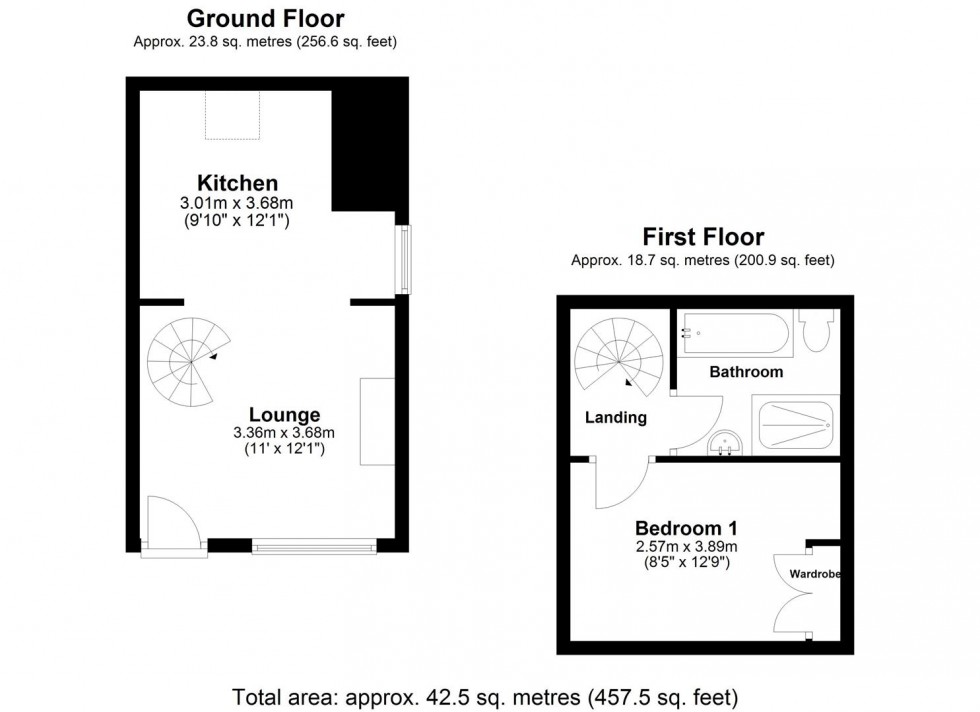 Floorplan for Kayes Terrace, Selby