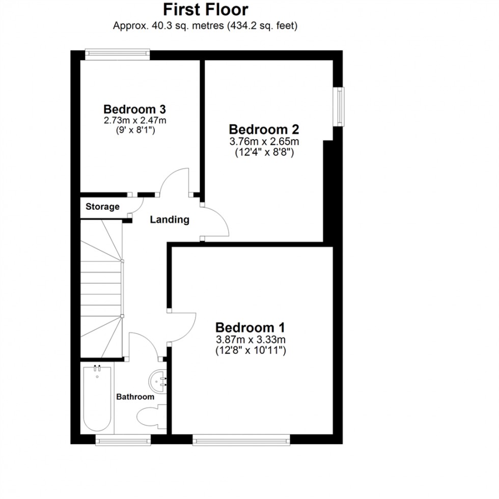 Floorplan for Olympia Crescent, Selby