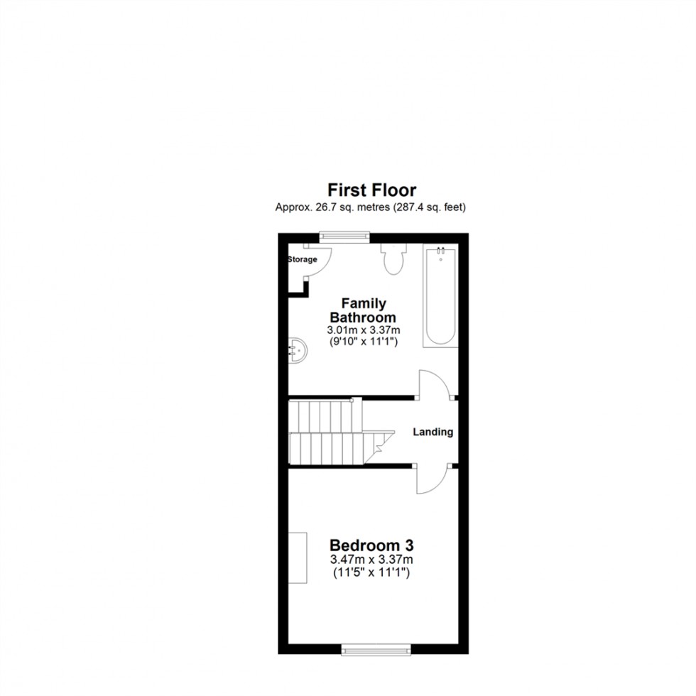Floorplan for Westbourne Terrace, Selby