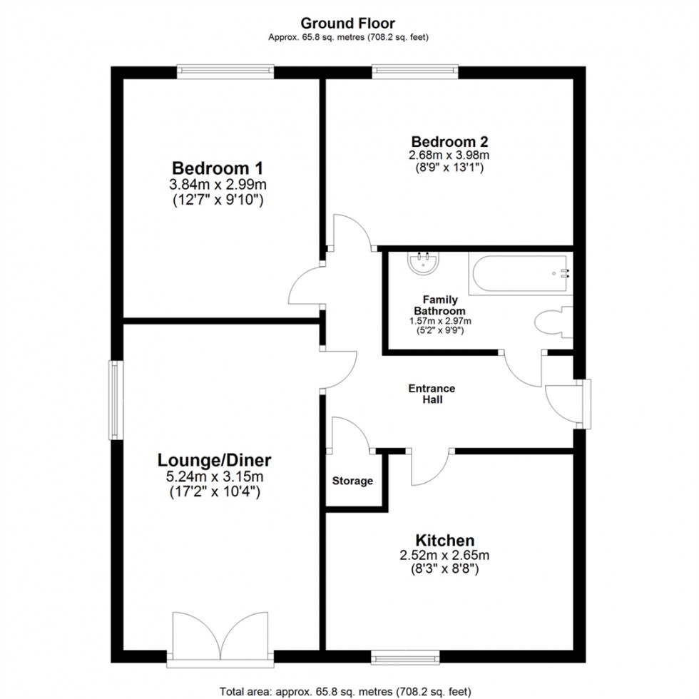 Floorplan for Richmond Court, Rawcliffe