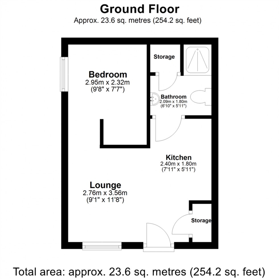 Floorplan for Clog Mill Gardens, Selby