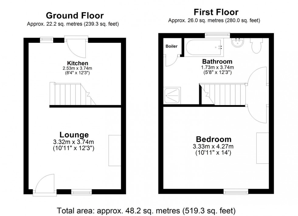 Floorplan for Church Street, Church Fenton