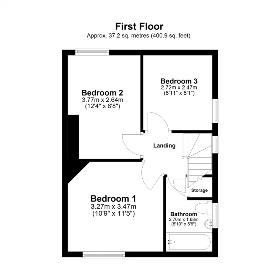 Floorplan for Olympia Crescent, Selby