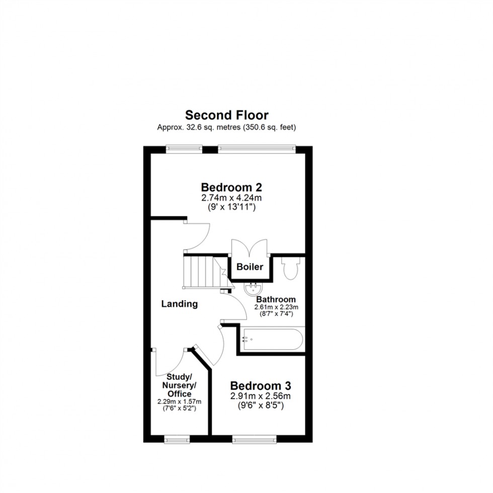 Floorplan for St. Johns Court, Goole
