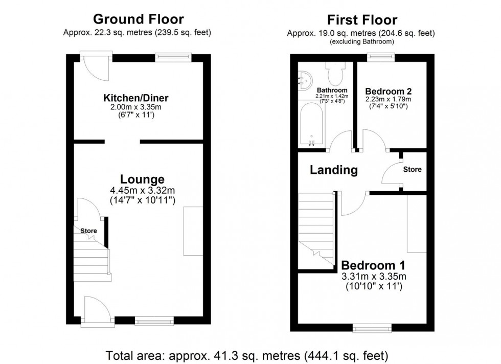 Floorplan for Main Street, Bubwith, Selby