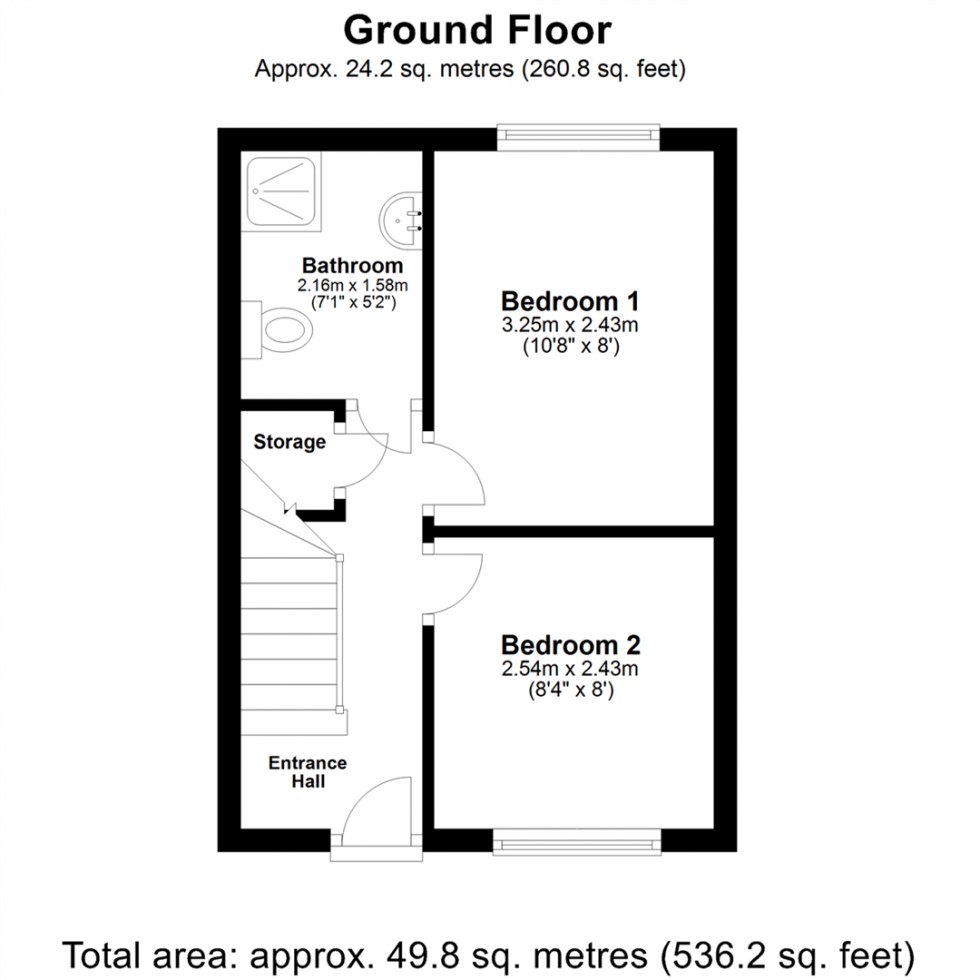 Floorplan for Clog Mill Gardens, Selby