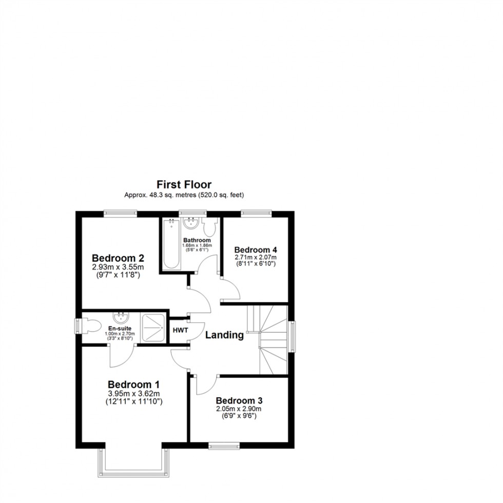 Floorplan for Maple Tree Avenue, Barlby, Selby