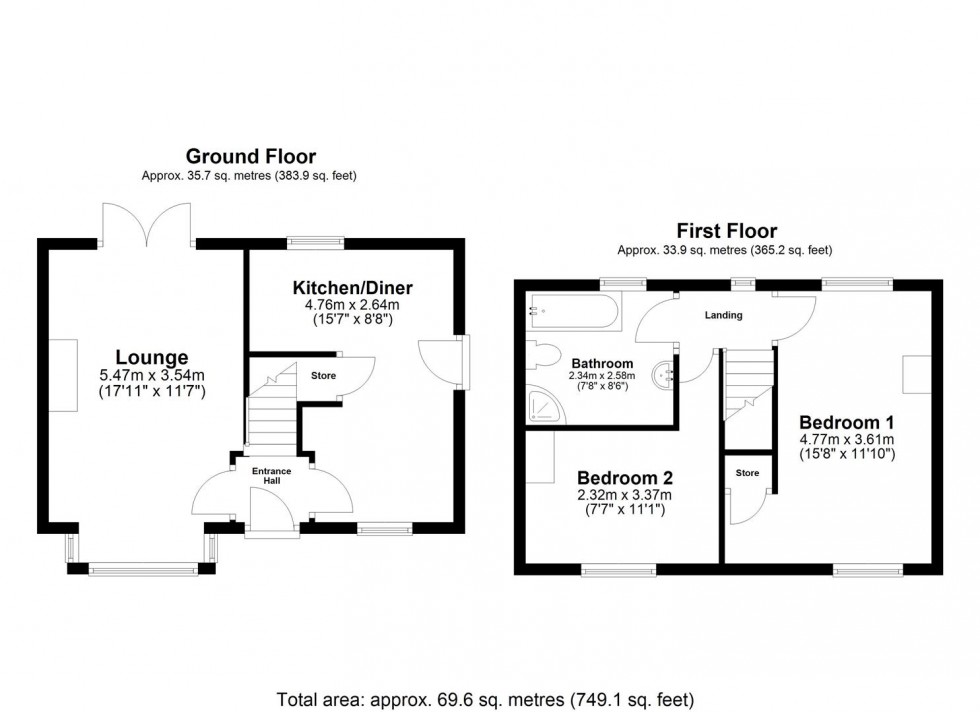 Floorplan for Morley Street, Goole