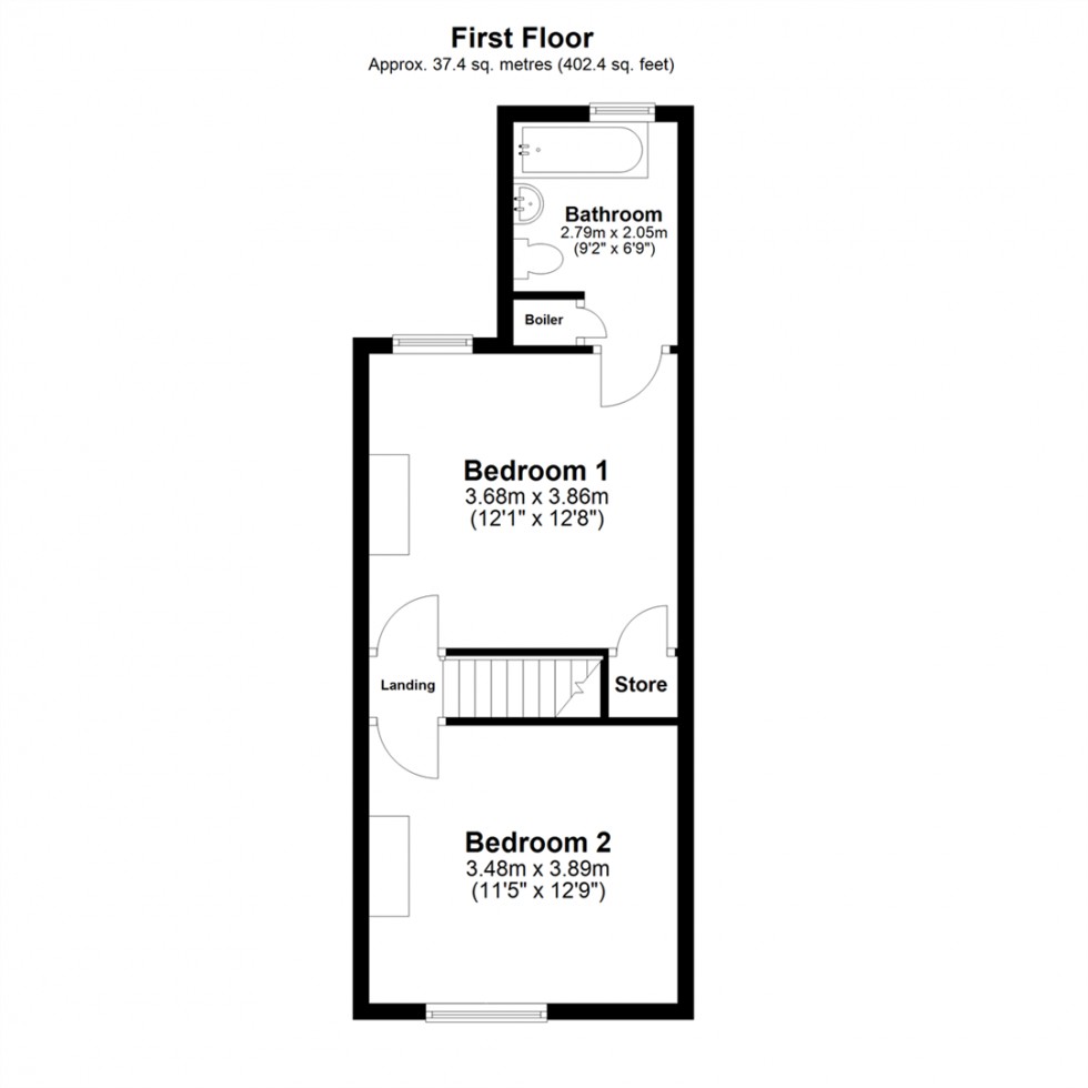 Floorplan for Gordon Street, Goole