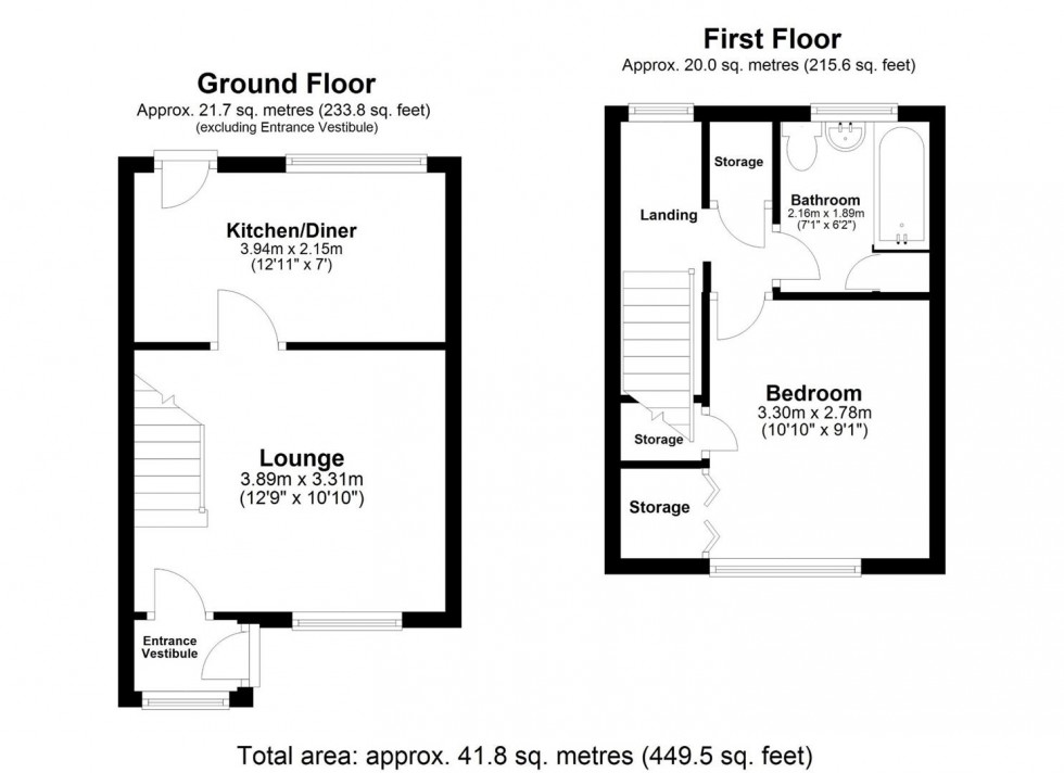 Floorplan for Coupland Road, Selby