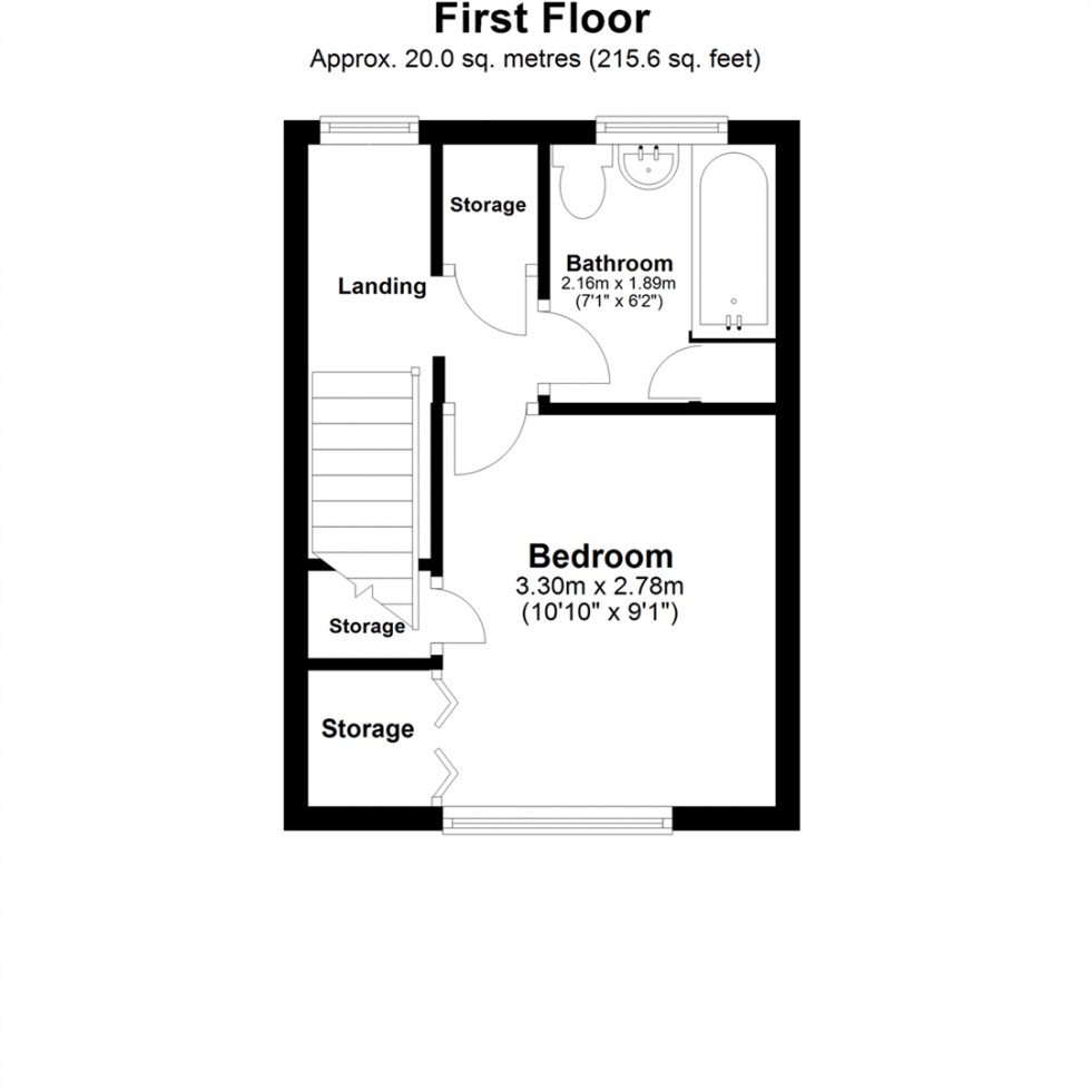 Floorplan for Coupland Road, Selby