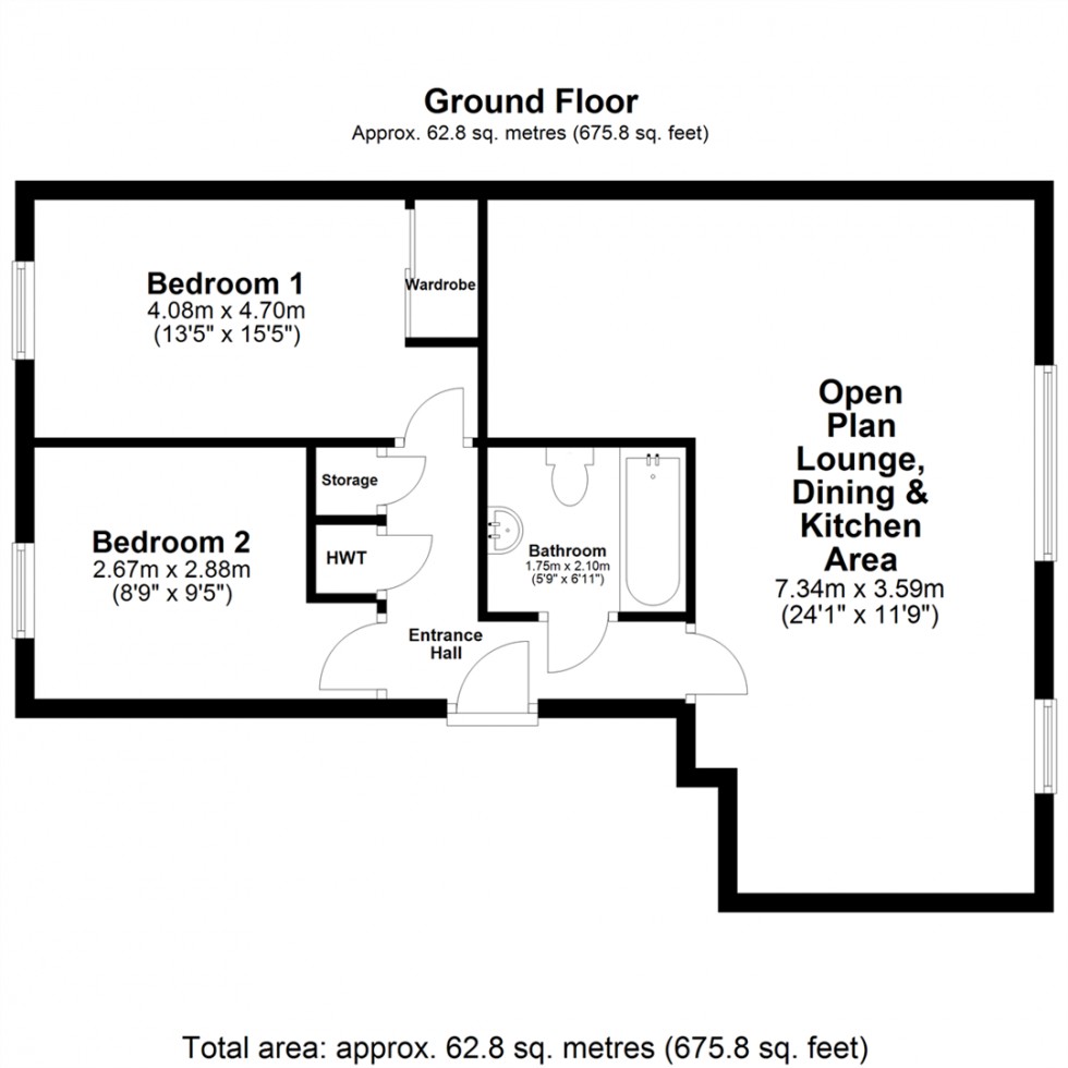 Floorplan for Nautica, The Waterfront, Selby