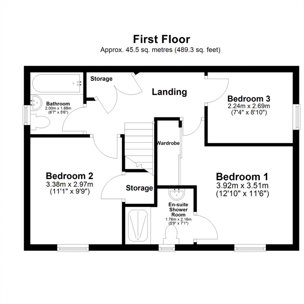 Floorplan for Foxglove Way, Beverley