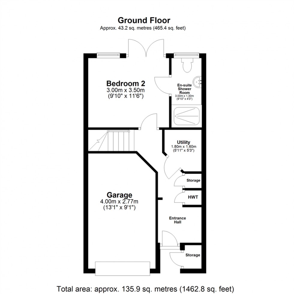 Floorplan for Abbots Mews, Selby