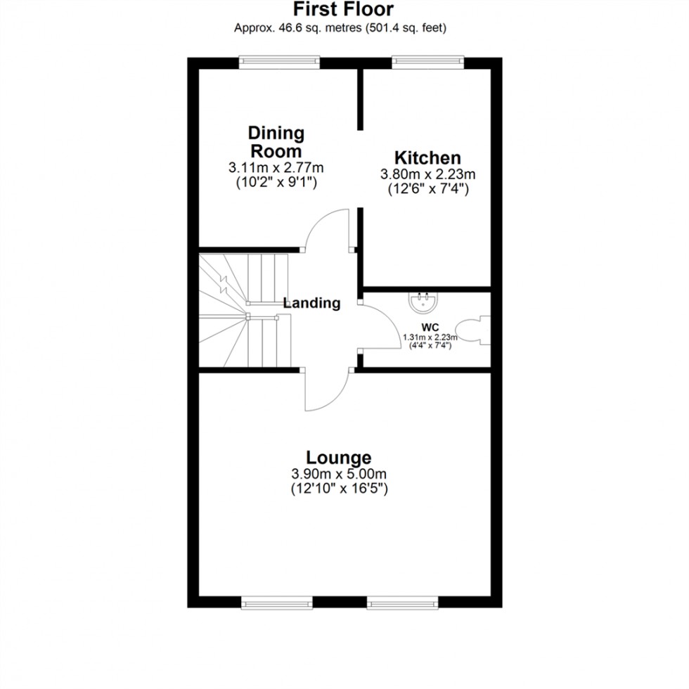 Floorplan for Abbots Mews, Selby