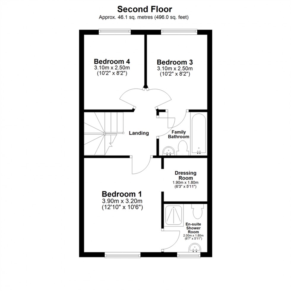 Floorplan for Abbots Mews, Selby