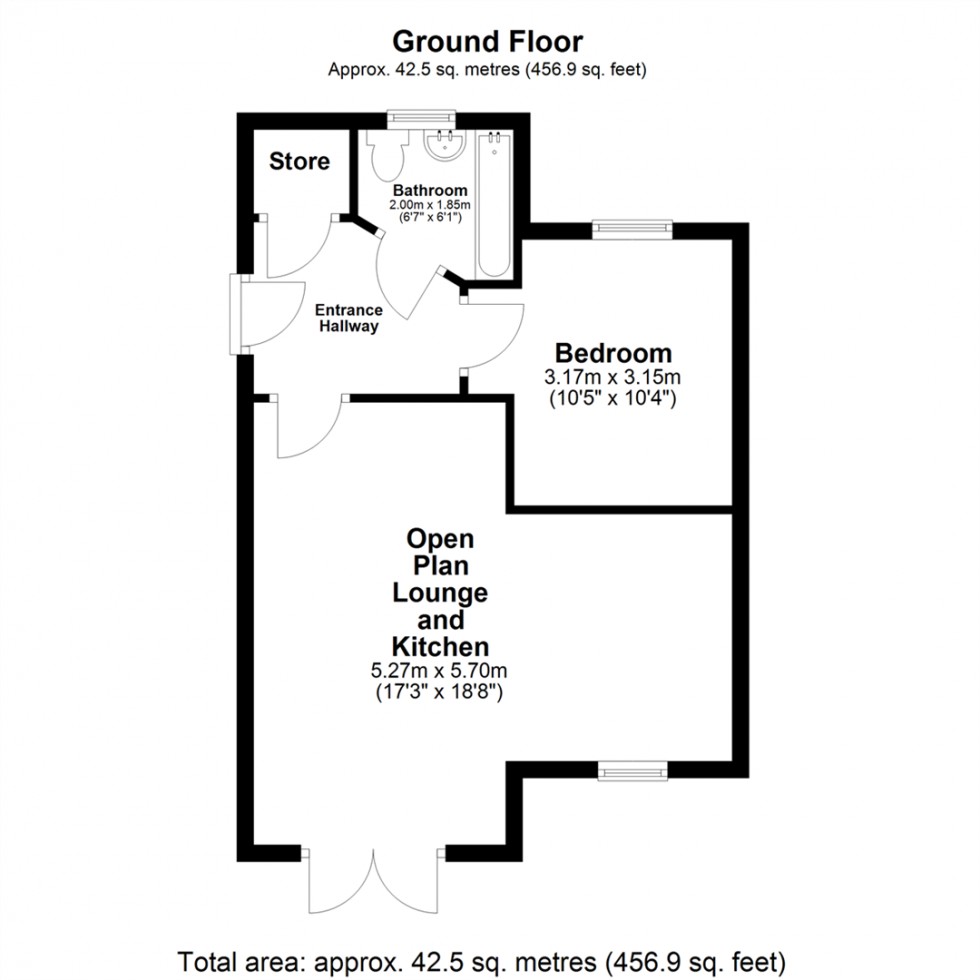 Floorplan for Lilac Lodge,Selby