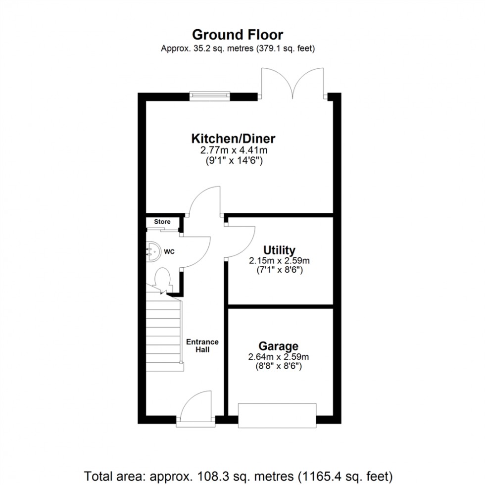 Floorplan for The Haven, Selby
