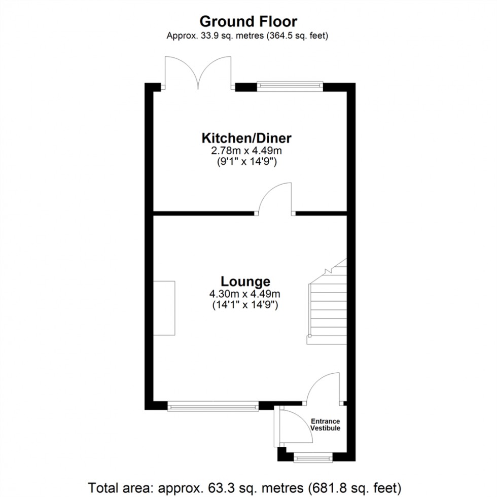 Floorplan for Kirkby Avenue