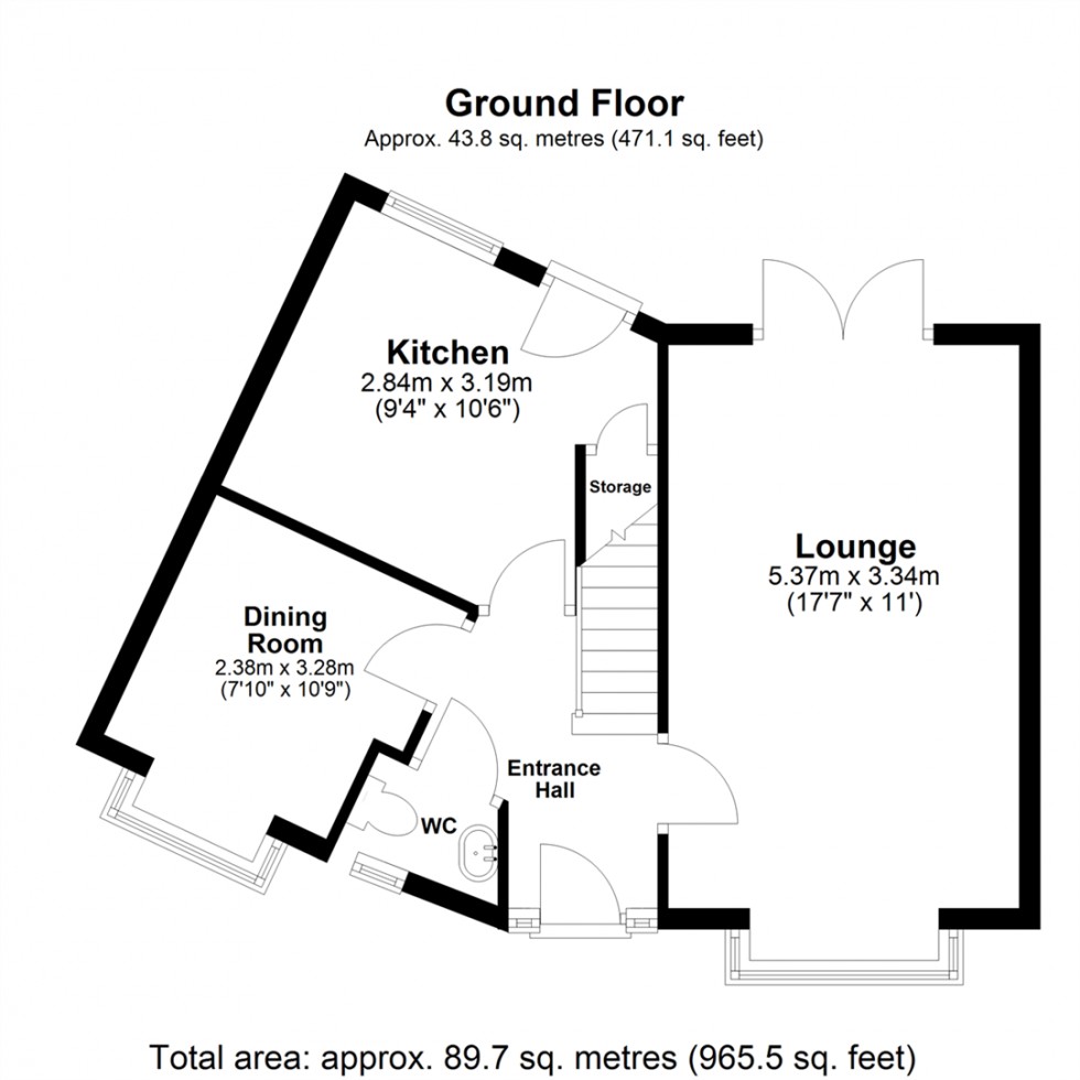 Floorplan for Green Lane, North Duffield