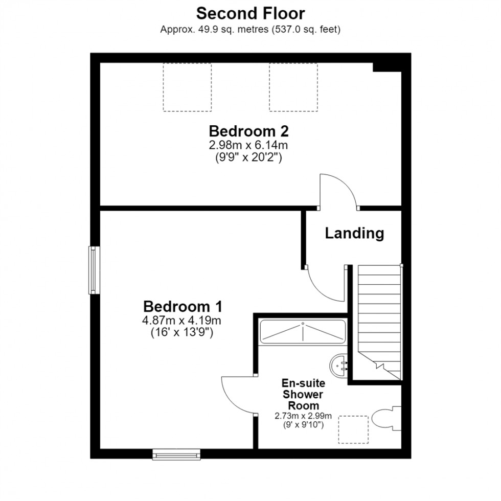 Floorplan for Old Chapel, Cliffe
