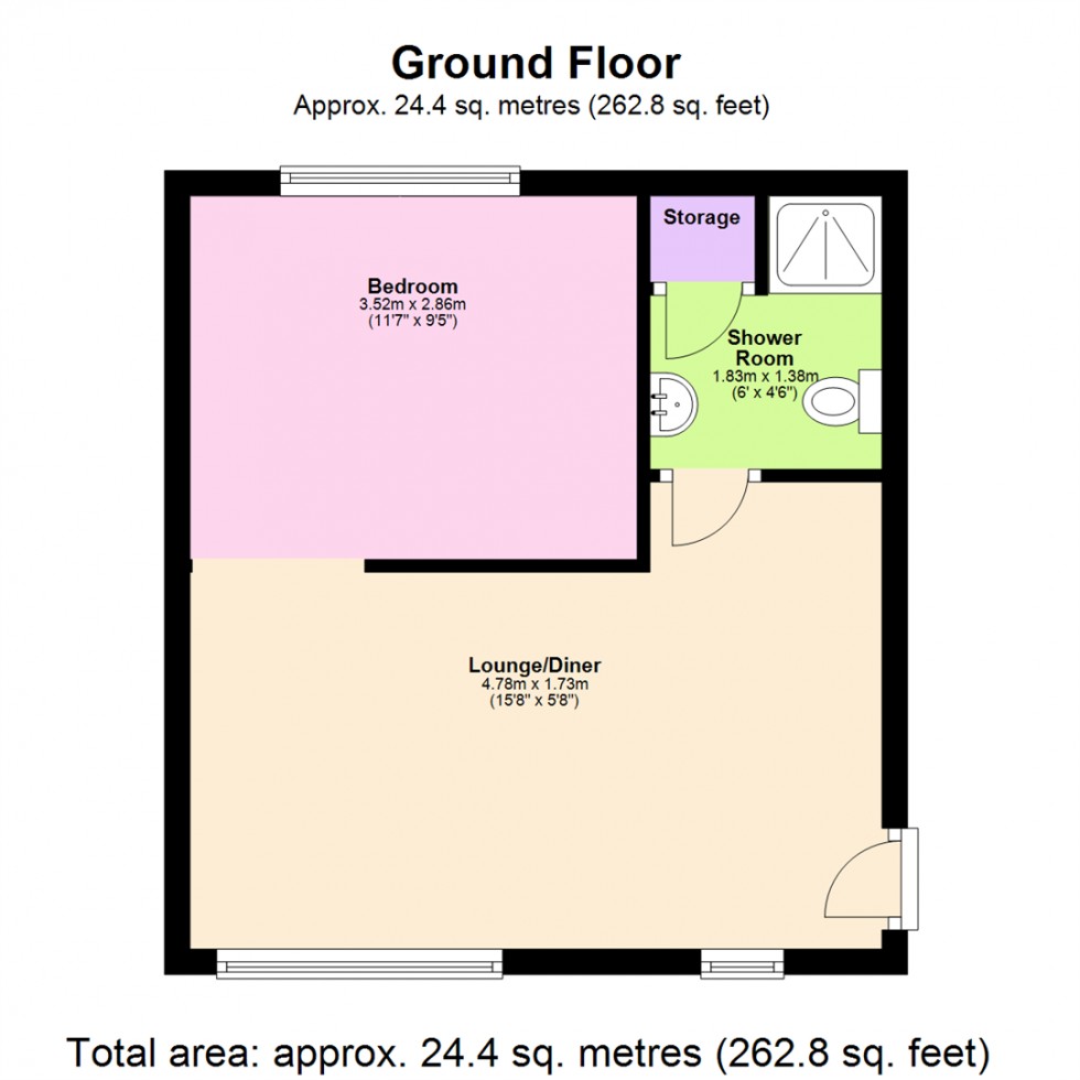 Floorplan for Clog Mill Gardens, Selby