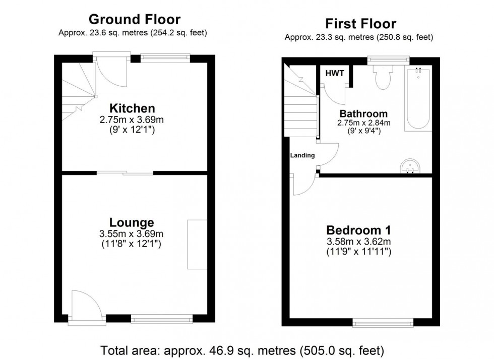 Floorplan for Millgate, Selby