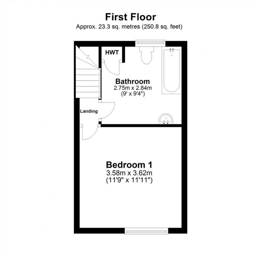 Floorplan for Millgate, Selby