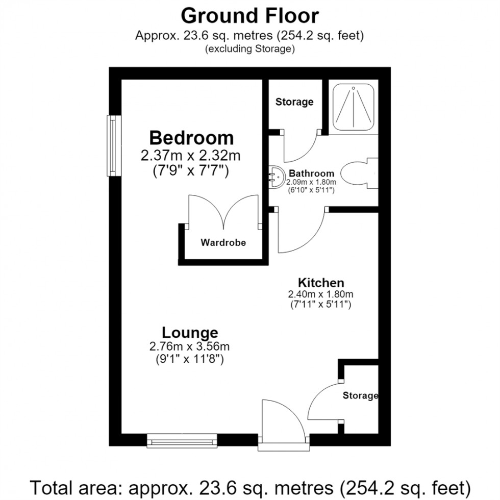 Floorplan for Clogg Mill Gardens, Selby
