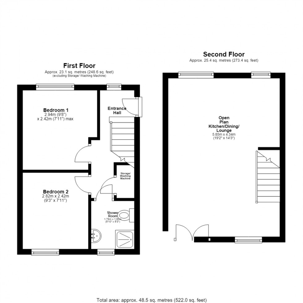 Floorplan for Clog Mill Gardens, Selby