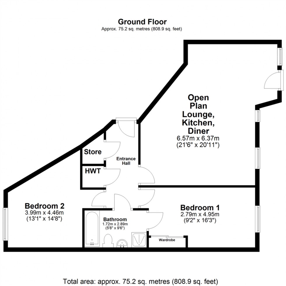 Floorplan for The Waterfront, Selby